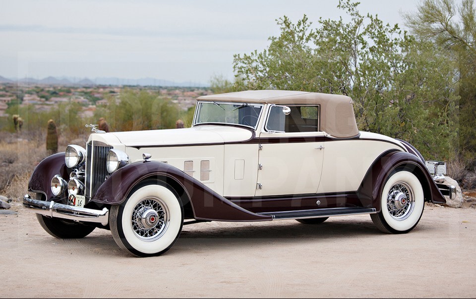 361° SUPER BEAVER 1934 Packard 1104 Super Eight Coupe Roadster | Arizona 2017